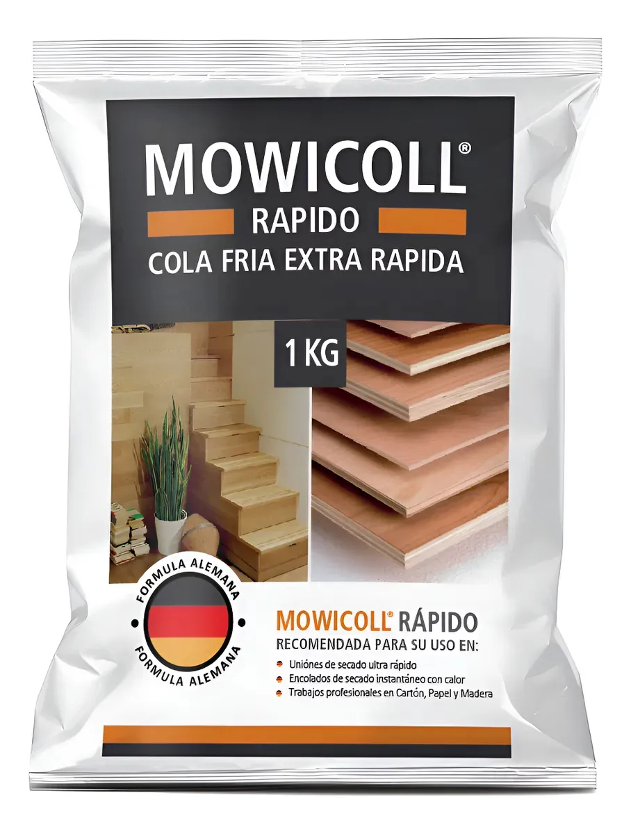 Pack 12 Cola Fría Mowicoll Rápido En Bolsas 1kg