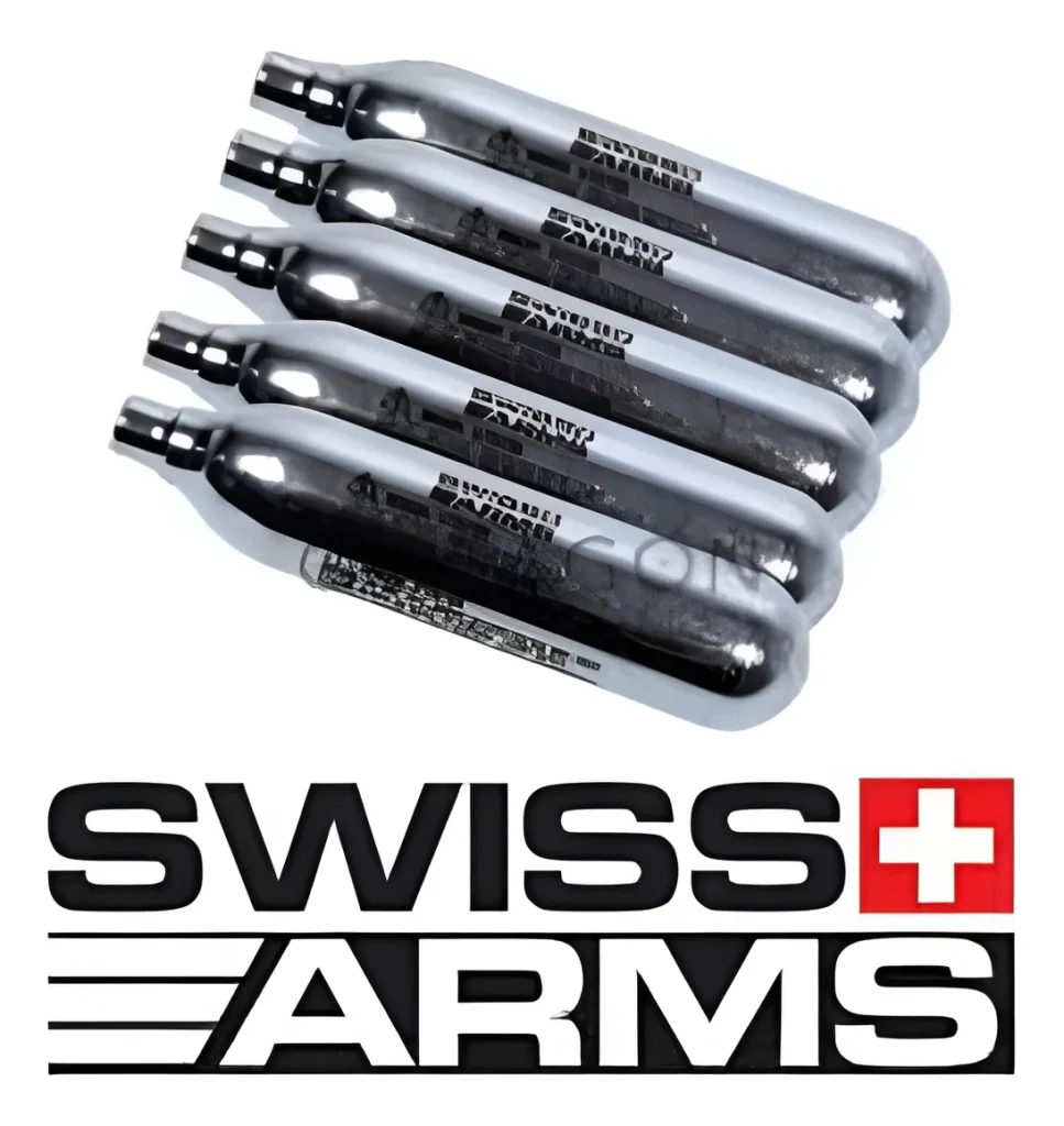 Capsula Co2 De 12 Gr Swiss Arms 5u.