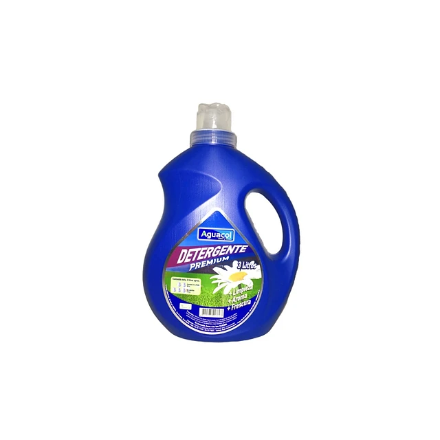 Detergente Liquido Premium Aguacol 3 Litros