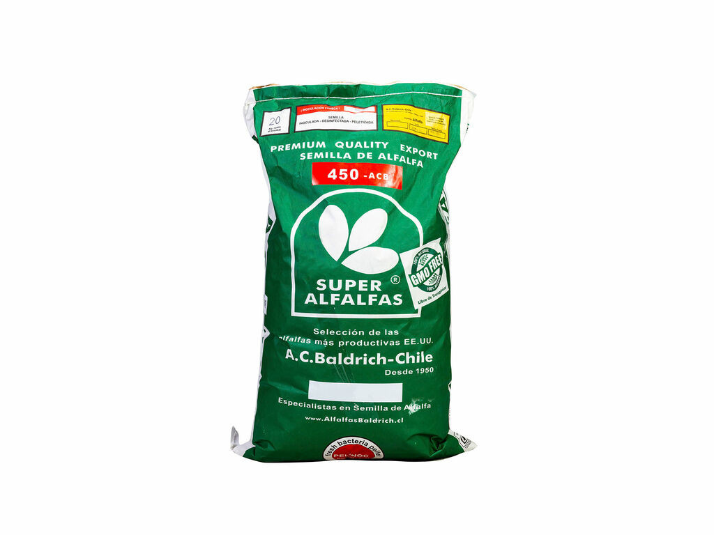Semillas De Alfalfa 450 Acb 20 Kg