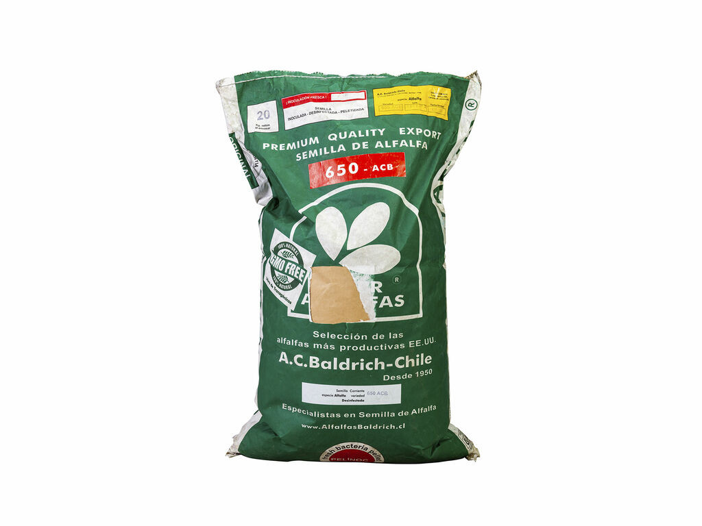 Semillas De Alfalfa 650 Acb 20 Kg