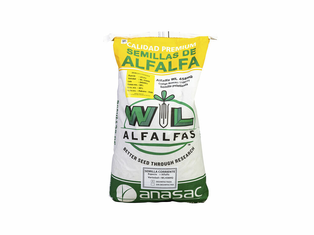 Semillas Anasac Alfalfa Wl 458 Hq 20 Kg