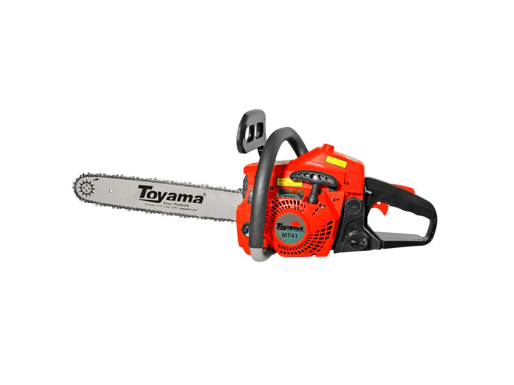 Motosierra Toyama A Gasolina 39.6cc Espada 16  Antivibración 2hp Rojo
